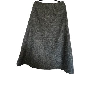 Lauren Ralph Lauren Lambswool Maxi Skirt – Charcoal Speckled – Size 12